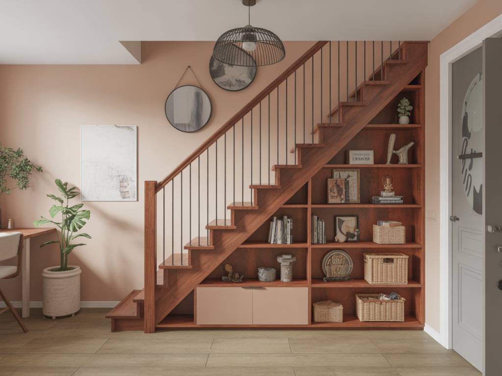 Optimiser l’espace sous l’escalier : idées déco et rangements ingénieux