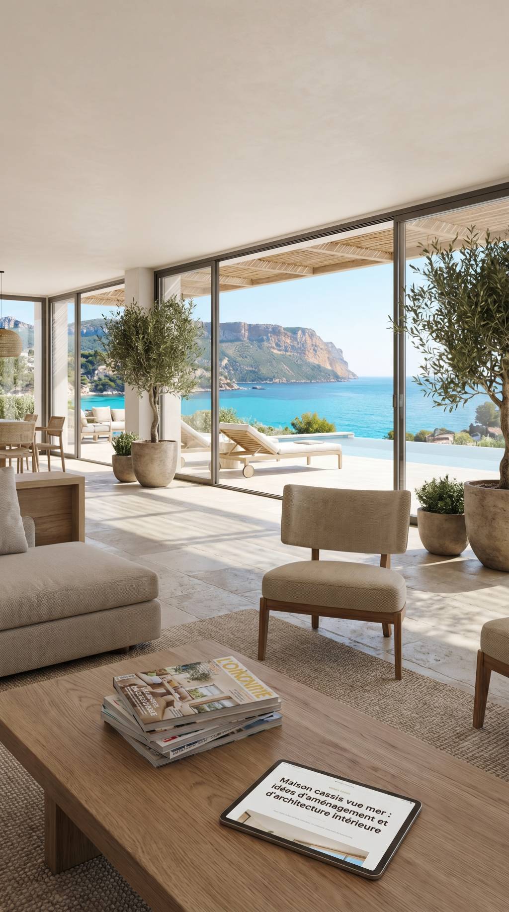 Maison cassis vue mer : idées d’aménagement et d’architecture intérieure