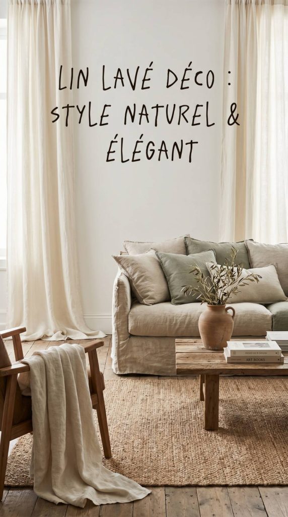Comment intégrer le lin lavé dans votre décoration intérieure pour une ambiance naturelle et élégante