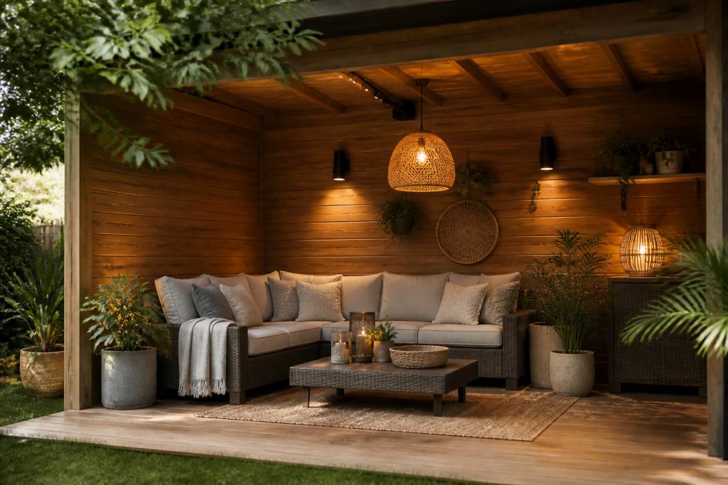 Décorer son abri salon de jardin : astuces pour un coin détente chaleureux et design